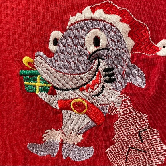 Jerzees Florida Christmas shirt red Large - Picture 3 of 5